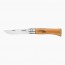 Couteau de poche n°10 manche en bois de hêtre - lame acier au carbone 10cm - Carbone - Opinel