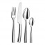 Fourchette à dessert en acier inox forgé 18/10 8mm - Lot de 6 - Silhouette Miroir - Couzon