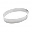 Cercle à mousse 30cm ovale en inox  - Paderno