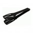 Pince à toast et tarte noire en PA+ 25cm - Pince noire - Paderno