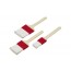Pinceau pâtissier - 7,5cm - Fibres nylon - Virole plastique - Paderno