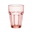 Gobelet forme haute teinté rouge 37cl - Lot de 6 - Rock Bar - Bormioli Rocco