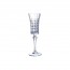 Flûte à champagne 15cl en verre krysta transparent - Lot de 6 - Lady Diamond - Eclat Cristal d'Arques