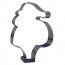 Forme père noël inox - 12 x 6.5 cm - A l'unité - Forme inox et Nonnette - Gobel