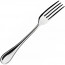 Fourchette de table en inox 18/10 de 3,5mm finition miroir - Verlaine - Guy Degrenne