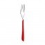 Fourchette de table rouge en inox 18/0 2mm - Eclat rouge - Amefa