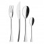 Couteau à dessert, manche plat, lame unie en inox 18/10 - Lot de 6 - Solstice - Guy Degrenne
