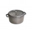 Cocotte en fonte ronde 30 cm gris graphite - Fondamentales - Staub