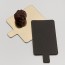 languette rectangle or et noire en carton pour pâtisserie - 5,5 x 9,5cm - carton a patisserie - az boutique
