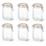Lot de 6 bocaux hermétiques en verre 1L joint 85mm - Super - Le Parfait