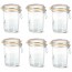 Lot de 6 terrines hermétiques en verre 1000g joint 100mm - Super - Le Parfait