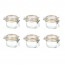 Lot de 6 terrines hermétiques en verre 125g joint 70mm - Super - Le Parfait