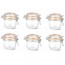 Lot de 6 terrines hermétiques en verre 200g joint 70mm - Super - Le Parfait