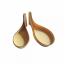 Mini cuillères mise en bouches jetable en bamboo couleur naturel 10.5x5x5cm - Lot de 100 - Vaiselle jetable