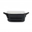 Mini plat à gratin grès 16 x 10.3 x 7 cm - Set de 4 - Black Apero - Cosy & Trendy