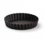 Moule à tartelette cannelé 10cm en métal anti-adhérent - Lot de 6 