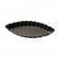 Moule à tartelette ovale cannelé 12cm en métal anti-adhérent - A l'unité - Paderno
