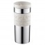 Mug de voyage double paroi en inox 35cl blanc crème - Travel Mug - Bodum