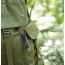 Couteau de poche n°7 manche en bois violet et lacet en cuir -  inox 8cm - Baroudeur - Opinel