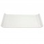 Plat à cake rectangulaire blanc 30x15,5cm en porcelaine - Ania - Cosy & Trendy