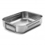 Plat à gratin rectangulaire acier inoxydable 30 x 22 x 8 cm - Lacor