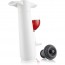 Pompe à vide acier inoxydable blanche avec 1 bouchon - Accessoires vin - Vacu Vin