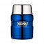Porte aliment isotherme 47cl hammertone bleu- King - Thermos