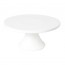Présentoir à gâteaux porcelaine blanc 1 niveau 20 cm - Marble Grey - Cosy & Trendy