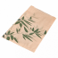 Sac 3kg 32g/m² 26x8x35cm kraft naturel motifs feuilles vertes - Lot de 250 - Feel Green - AZ Boutique