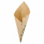 Sachets en pointe 40g/m² 16x11.5cm parchemin anti-graisse marron motifs feuilles vertes - Lot de 2000 - Feel Green - AZ Boutique