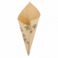 Sachets en pointe 70g/m² 20x14cm parchemin anti-graisse marron motifs feuilles vertes - Lot de 2000 - Lot de 2000 - Feel Green - AZ Boutique
