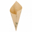 Sachets en pointe 70g/m² 24x17cm parchemin anti-graisse marron motifs feuilles vertes - Lot de 2000 - Feel Green - AZ Boutique