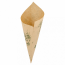 Sachets en pointe 70g/m² 29,5x21cm parchemin anti-graisse marron motifs feuilles vertes - Lot de 2000 - Feel Green - AZ Boutique