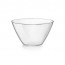 Saladier en verre transparent rond 33 cm - basic - bormioli rocco