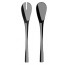 Service à salade inox noir 18/10 - Lot de 6 - XY Black Miroir - Guy Degrenne