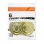 Set de 6 couvercles 110mm pour terrine - familia wiss - le parfait