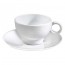Soucoupe à déjeuner blanche 16,5cm en porcelaine - Louna - Pillivuyt