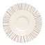 Sous-tasse ronde 16cm beige en zenix avec motifs baguette taupe - Intensity - Arcoroc