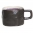 Tasse à déjeuner seule noire et violet 23cl - Laguna Viola - Cosy & Trendy