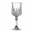 Verre à pied  vin 17cl - Lot de 6 - Longchamp - Cristal d'Arques