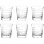 Verre à eau transparent motifs rayures 25cl - Vario Struttura - Leonardo