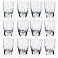Verres whisky - Verres eau - 26 cl - Lot de 12 - Luna - Bormioli Rocco
