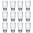 Verres cocktail / Long Drink / Gobelet forme haute 34 cl - Set de 12- Luna 